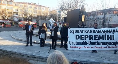 Lüleburgaz Emek ve Demokrasi Platformu'ndan Basın Açıklaması