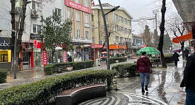 Lüleburgaz Sabaha Yağışlarla Uyandı
