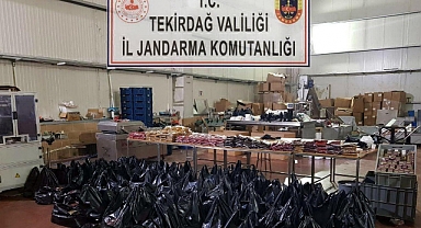 Tekirdağ'da 3,5 ton bandrolsüz nargile tütünü ele geçirildi