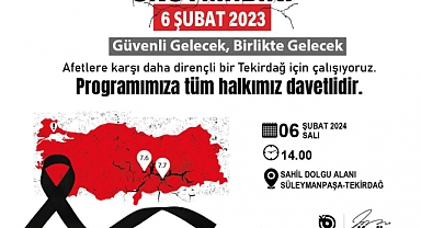 Tekirdağ'da deprem programı düzenlenecek