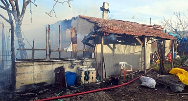 Tekirdağ'da ev yangını; 1 ölü
