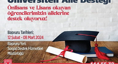 ‘Üniversiteli Aile Desteği’ başvuruları başlıyor