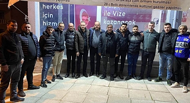 Vizeli Gençlerden Aday Selçuk Yılmaz'a Ziyaret