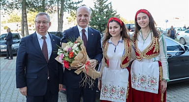 YÜKSEKÖĞRETİM KURULU BAŞKANI PROF. DR. EROL ÖZVAR, REKTÖR PROF. DR. ERHAN TABAKOĞLU’NU ZİYARET ETTİ
