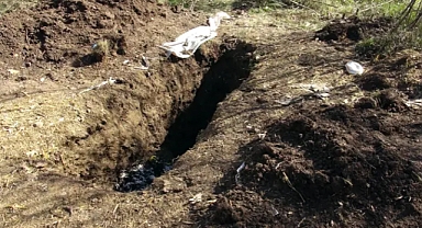 10 gündür kayıptı, arazide gömülü halde ölü bulundu