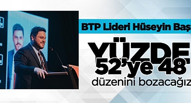 BTP lideri Hüseyin Baş'tan Murat Kurum'a 650 bin konut, Özgür Özel'e genç darbe cevabı