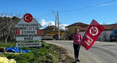 TİP İl Genel Meclis Üyesi Adayı Ceren Uzun, Enez'de Esnaf ve Vatandaşlarla Buluşuyor