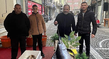 Lüleburgaz’da Dev Kılıç Balığı Heyecanı Yaşandı