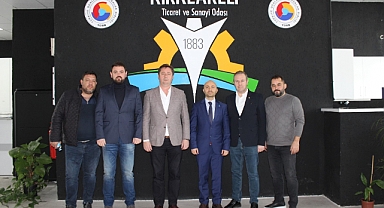 Kırklareli TSO ve DEVA Partisi Kırklareli Belediye Başkan Adayı Haleva'nın İşbirliği Toplantısı