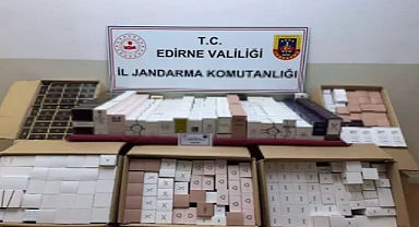Edirne'de 1139 şişe sahte parfüm ele geçirildi