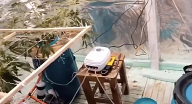 Evini uyuşturucu imalathanesine çeviren şüpheli yakalandı