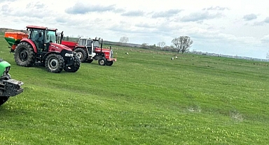 Kırklareli İl Tarım ve Orman Müdürlüğü'nden Ovacık Köyü'ne Gübreleme Uygulaması