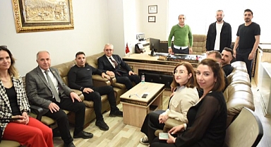 Keşan Belediye Başkanı Mustafa Helvacıoğlu’ndan Çelik İnşaat’a Ziyaret