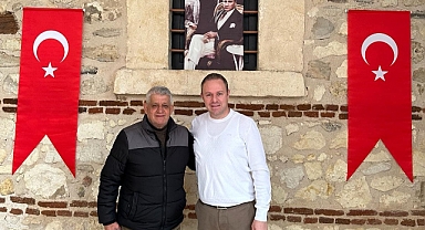 Kırklareli TSO Başkanı Soner Ilık, Karahıdır Mahallesi Muhtarı Reşat Vardar'ı Ağırladı