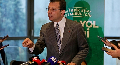 'OLİMPİK KENT İSTANBUL İÇİN TAM YOL İLERİ' SUNUMUNDA KONUŞTU