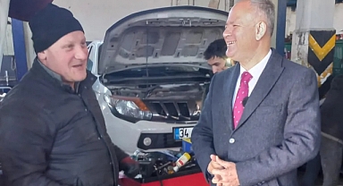 Serdar Türker Esnafları Ziyaret Etti