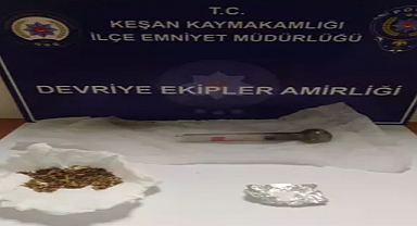 Üzerinde uyuşturucu bulunan 3 şüpheliye gözaltı