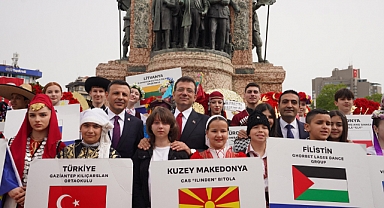 23 NİSAN'IN 104'ÜNCÜ YILDÖNÜMÜNDE TAKSİM'DEYDİ