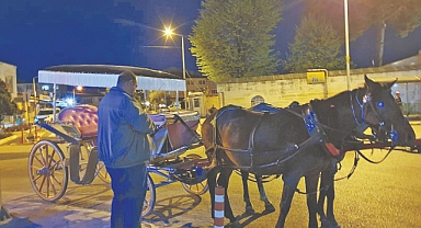 Babaeski’de Geleneksel Faytonlarla Bayram Coşkusu Zirveye Ulaştı
