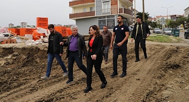 BAŞKAN YÜCEER MALKARA'DA İNCELEMELERDE BULUNDU