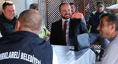 Kırklareli Belediye Başkan Yardımcıları, Personelle Bayram Sonrası Moral Ziyareti Gerçekleştirdi