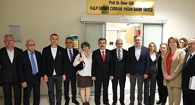 Kardiyovasküler Cerrahi Yoğun Bakımı ve Anjiyo Ünitesi'nin Açılışı Yapıldı