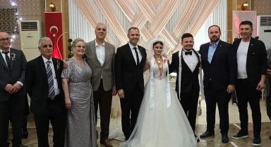 Kırklareli Belediye Başkanı Derya Bulut, İrem ve Egemen'in Düğününe Katıldı