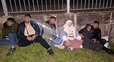 Edirne'de 6 kaçak göçmen ve 1 organizatör yakalandı