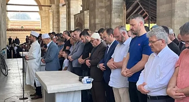 Edirne'de Gazzeliler için gıyabi cenaze namazı kılındı