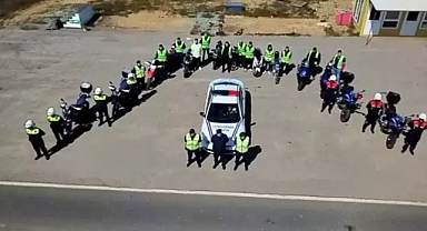 Edirne'de motosiklet gruplarına jandarmadan trafik eğitimi