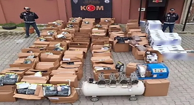 Kırklareli'de 347 bin makaron ele geçirildi