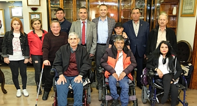 Kırklareli Belediye Başkanı Derya Bulut'a Engelli Hakları Derneği'nden Ziyaret