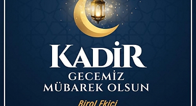 Kırklareli Valisi Birol Ekici’den Kadir Gecesi Mesajı: 