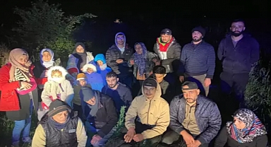 Edirne'de 21 kaçak göçmen yakalandı