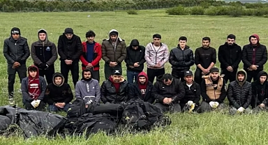 Edirne'de 21 kaçak göçmen yakalandı