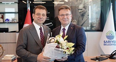 İmamoğlu, Sarıyer Belediye Başkanı Aksu'yu Ziyaret Etti