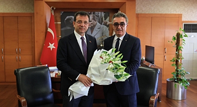 İMAMOĞLU'NDAN BAYRAMPAŞA BELEDİYE BAŞKANI MUTLU'YA TEBRİK ZİYARETİ