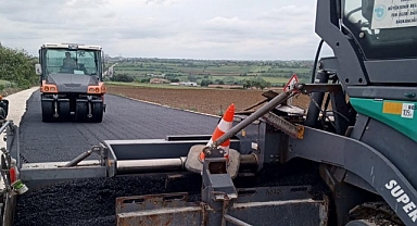 Köseilyas Kavşağı Bağlantı Yolu Asfaltlanıyor 