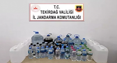 Tekirdağ'da sahte içki ve uyuşturucu ele geçirildi