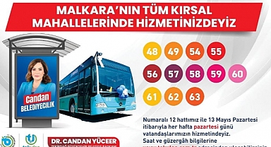 Tüm Kırsal Mahallelere Toplu Taşıma Hizmeti