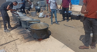 TÜRK KIZILAY GAZZE'DE 10 BİN KİŞİ KAPASİTELİ AŞEVİYLE YENİDEN HİZMET VERMEYE BAŞLADI