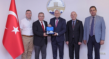 ALMANYA'NIN İSTANBUL BAŞKONSOLOSU JOHANNES REGENBRECHT'DAN REKTÖR PROF. DR. ERHAN TABAKOĞLU'NA ZİYARET