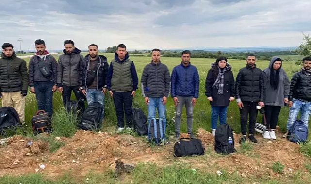 Edirne'de 1 ayda 870 kaçak göçmen ile 16 organizatör yakalandı