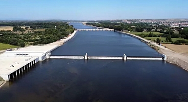 Debisi düşen Meriç Nehri'ne 600 bin metreküp su salınacak