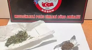 EDİRNE'DE UYUŞTURUCUYLA YAKALANAN 3 ŞÜPHELİYE GÖZALTI