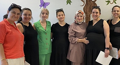 GEBE OKULU MEZUNLARINI VERDİ