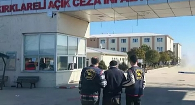 Kırklareli'de aranan hükümlü başkasına ait kimlikle yakalandı