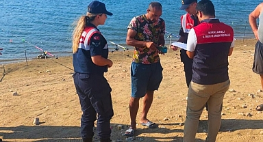 Kırklareli Kayalı Barajı'nda Ortak Balıkçılık Denetimi