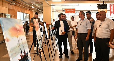 TEKİRDAĞ NKÜ’DE “CEZAEVİNDEN HAYATA BAKIŞ” ADLI RESİM SERGİSİ AÇILDI