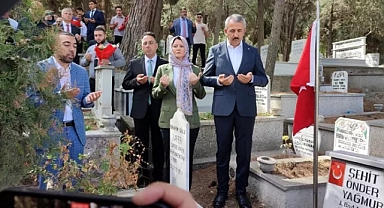 TRAKYA'DA 15 TEMMUZ DEMOKRASİ VE MİLLİ BİRLİK GÜNÜ'NDE ŞEHİT KABİRLERİ ZİYARET EDİLDİ